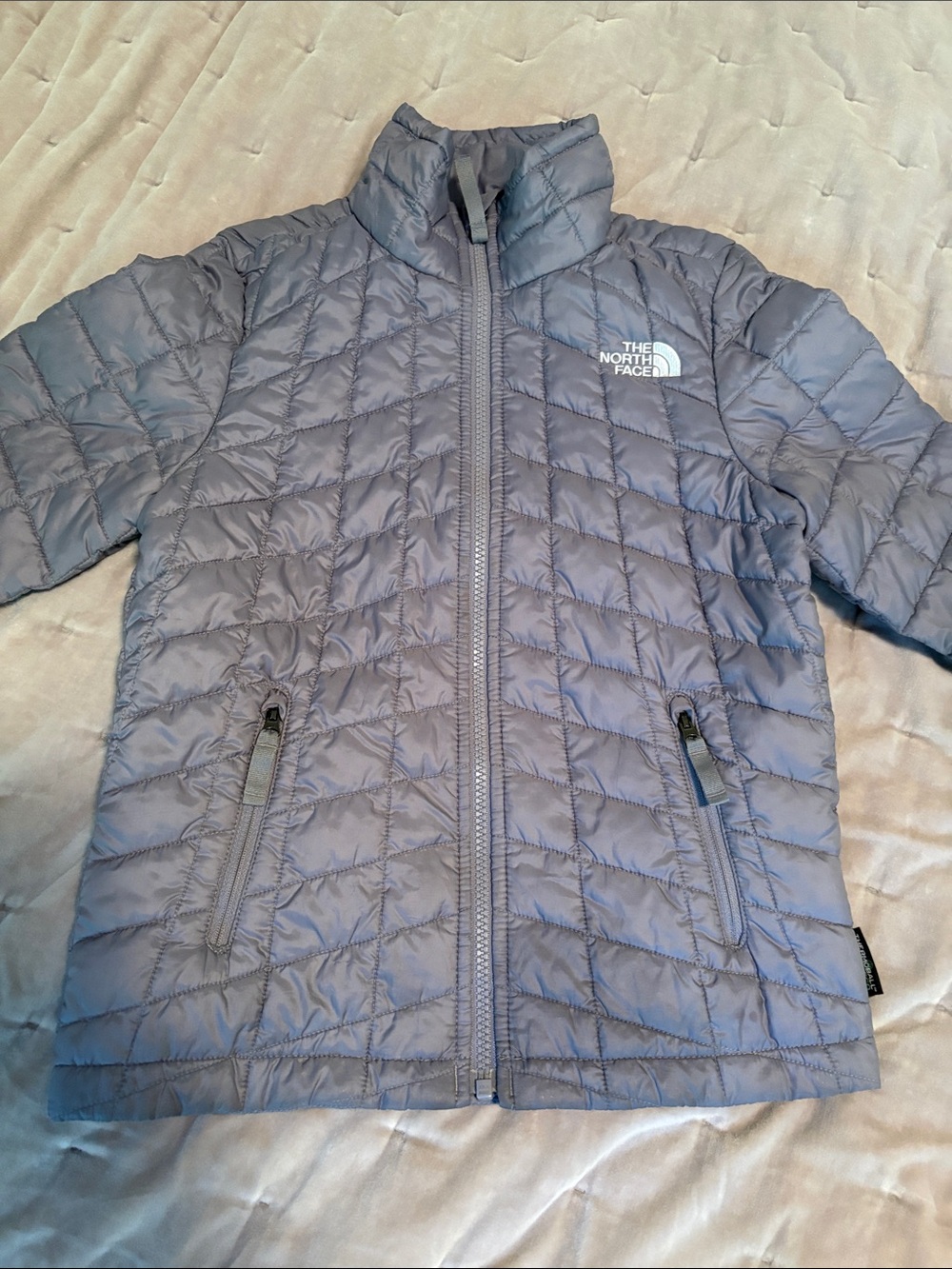The North Face Kids' Slate Gray Quilted Puffer Jacket